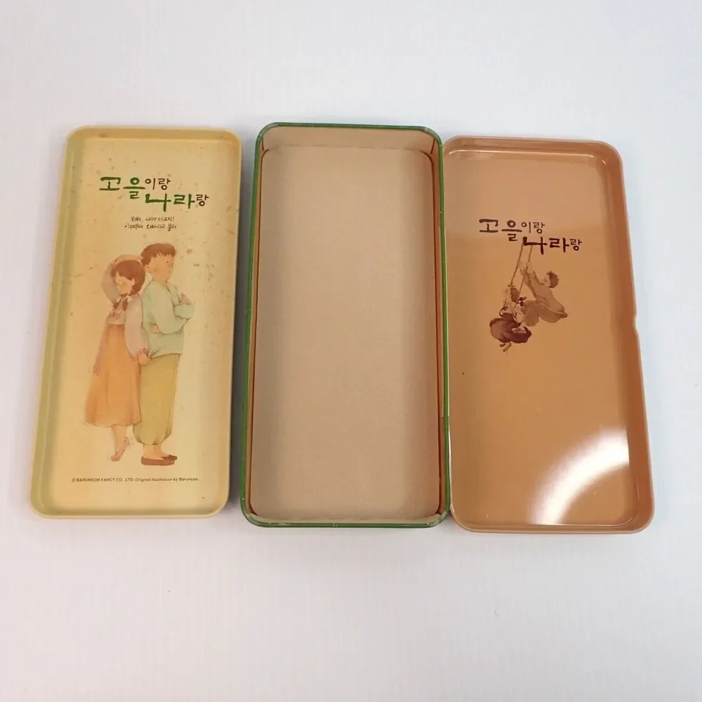 Barunson Fancy Co. Metal Can Pen Case Korea Creart
